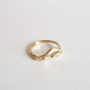 Two line ring [silver/gold]
