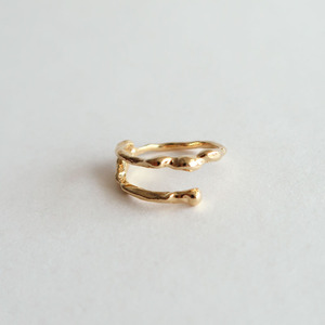 Baby twig ring [silver/gold]