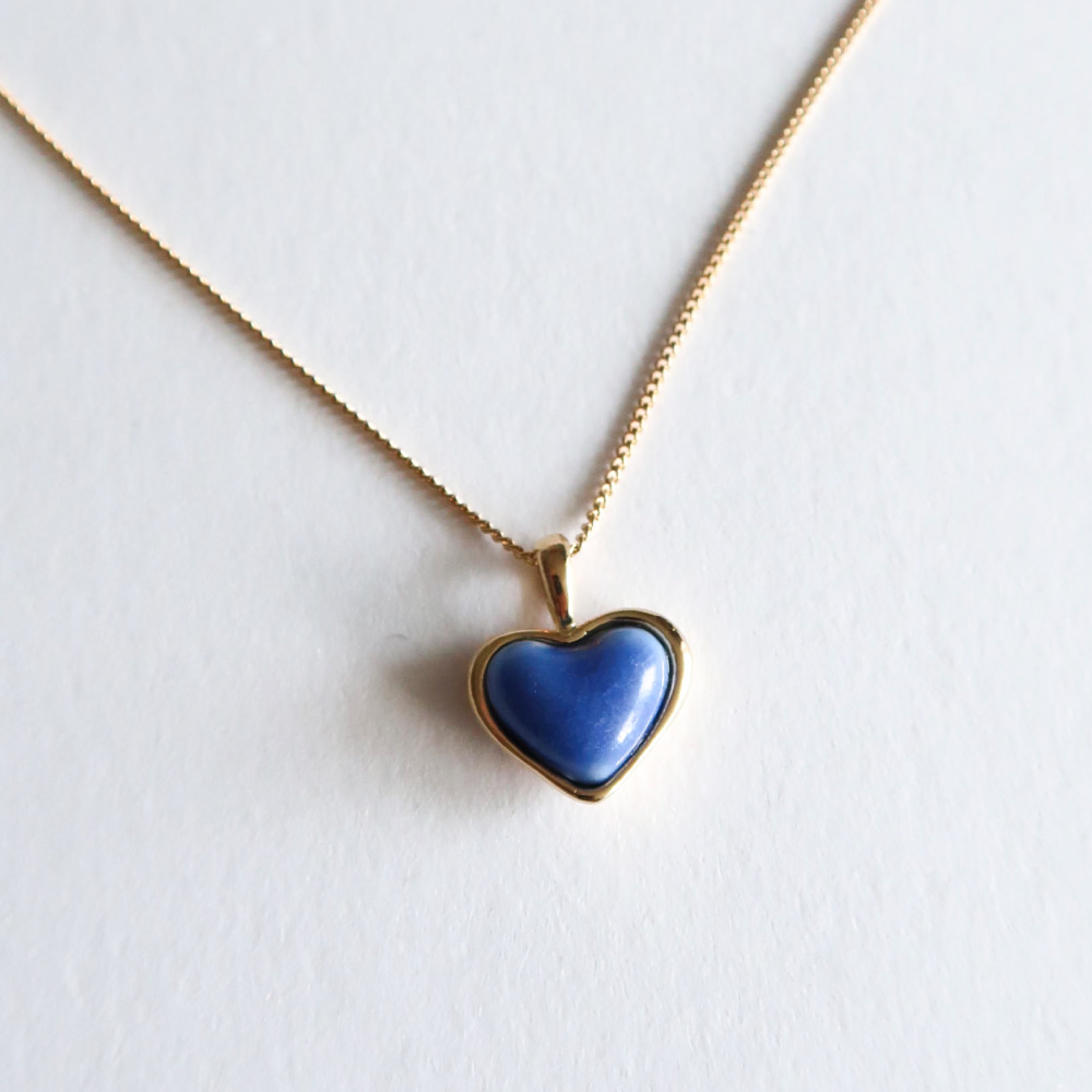 Winter heart necklace [DOL blue ornament]